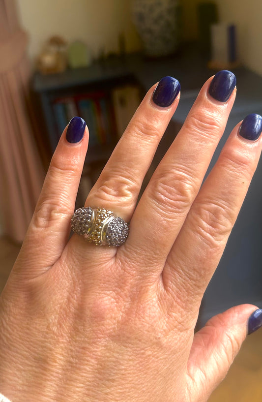 Citrine & Tanzanite ring