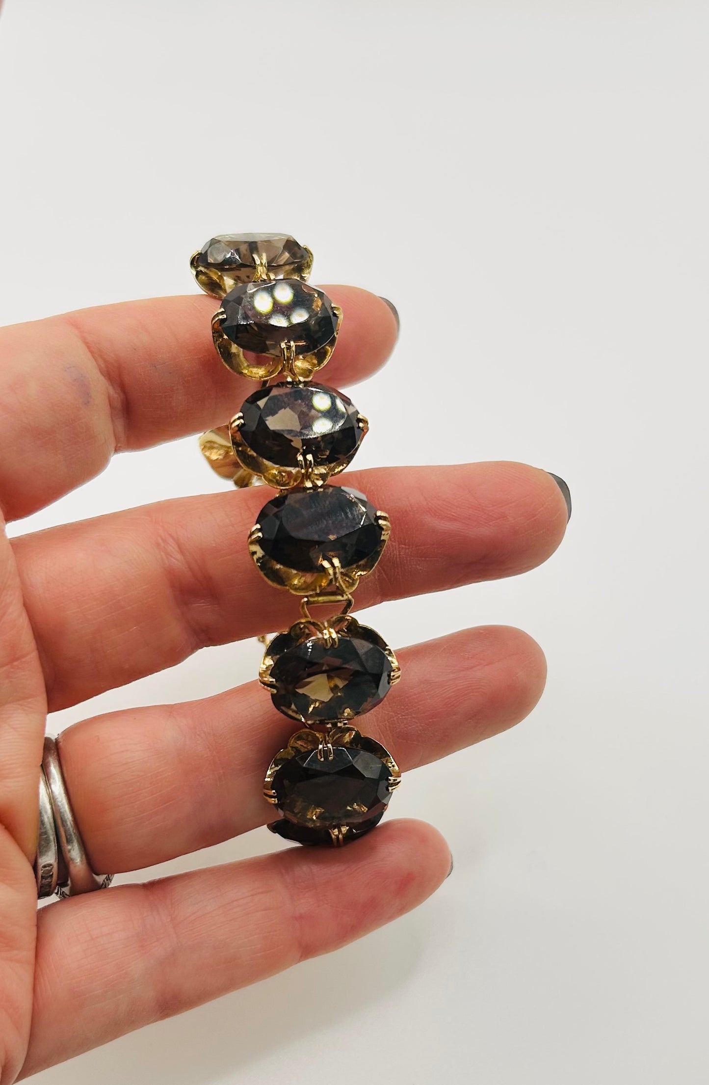 Smoky quartz bracelet