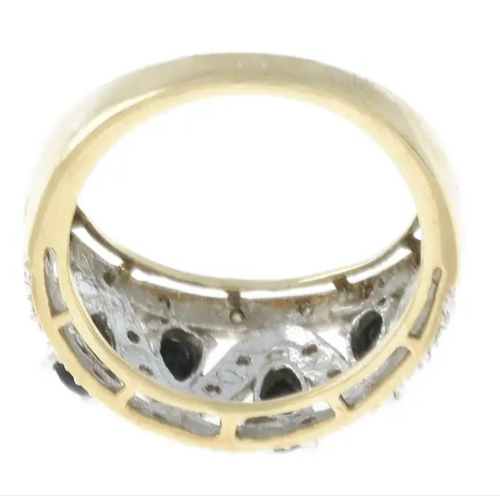 Sapphire and Diamond ring