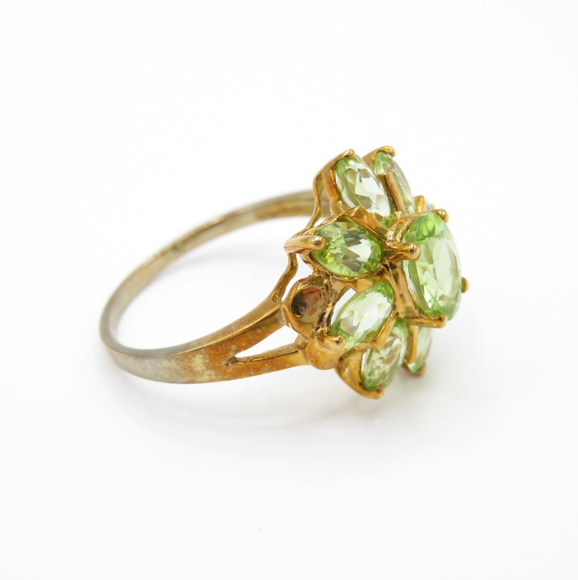 Peridot cocktail ring