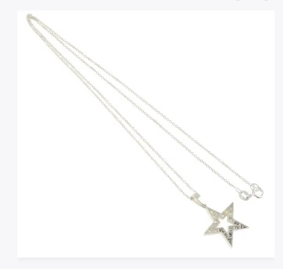 Diamond star pendant