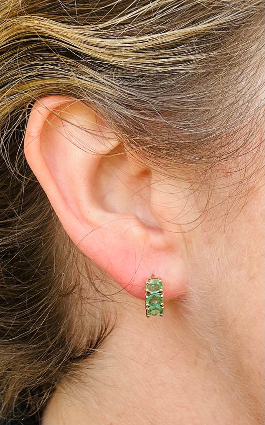 Emerald earrings