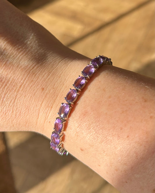 Amethyst bracelet