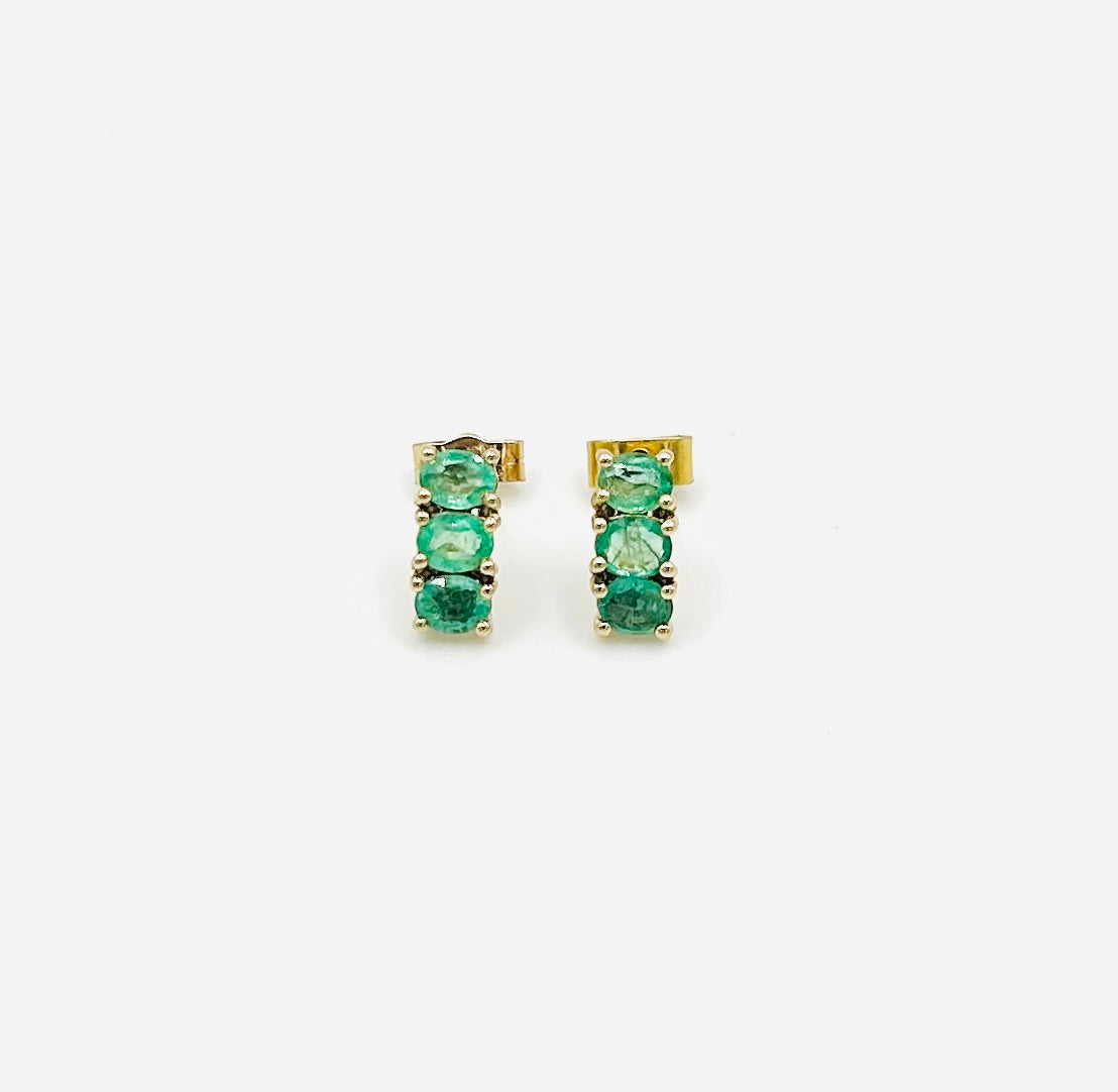 Emerald earrings