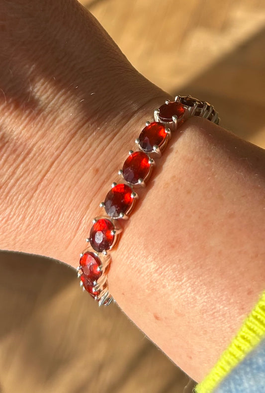 Garnet bracelet