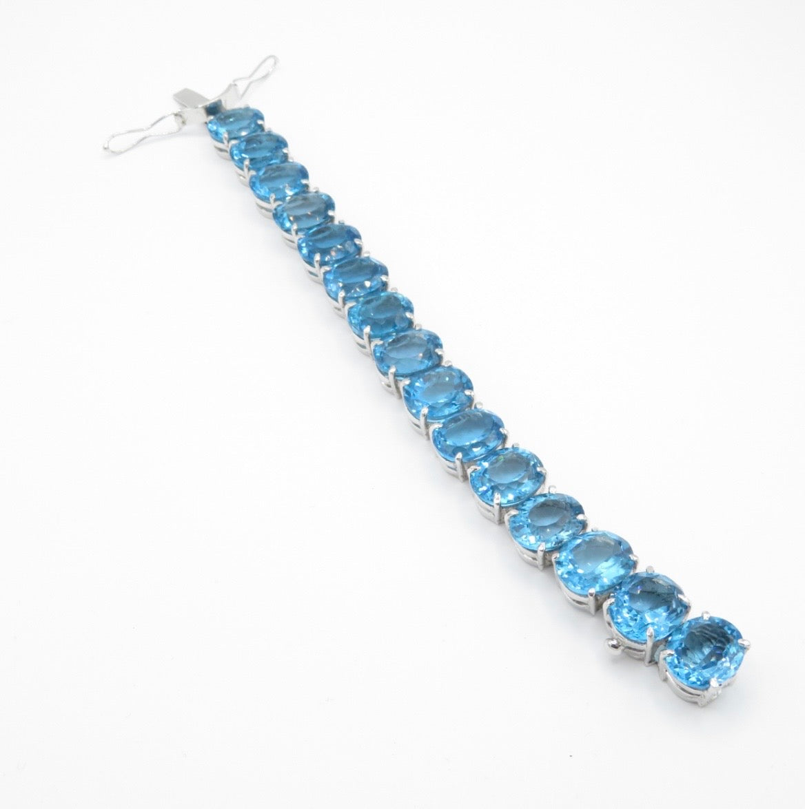 Blue topaz bracelet
