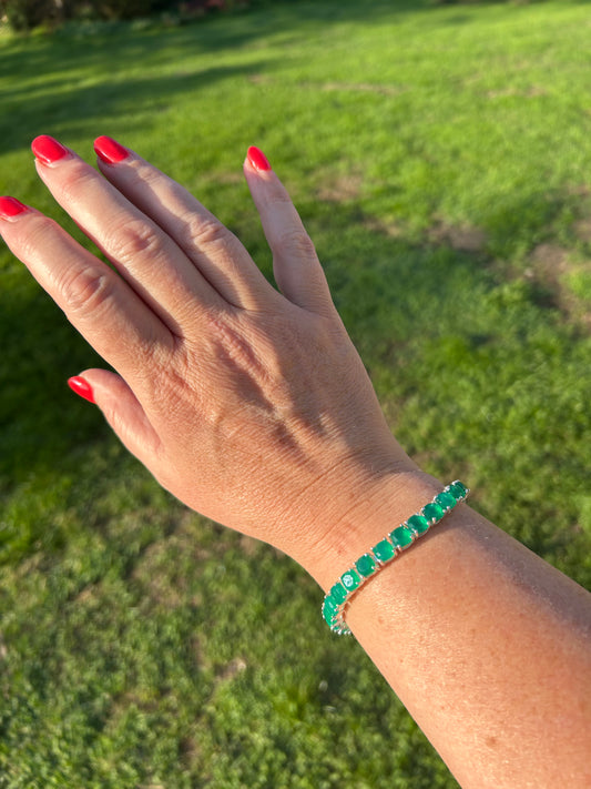 Green onyx bracelet