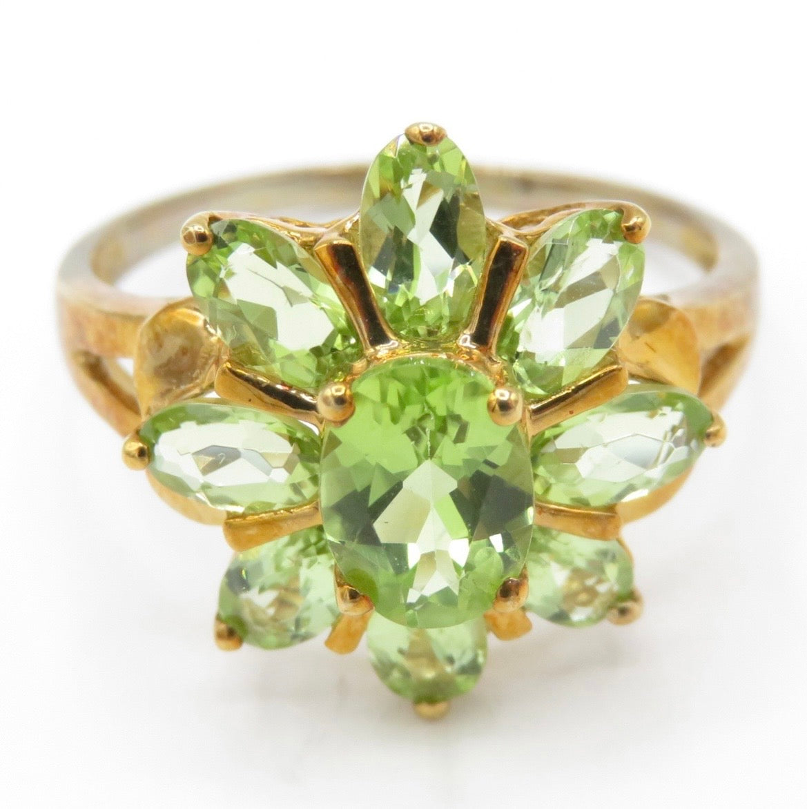 Peridot cocktail ring