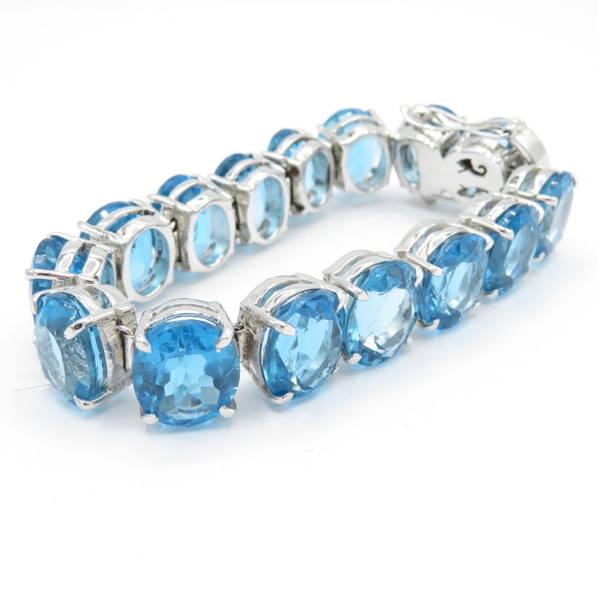 Blue topaz bracelet