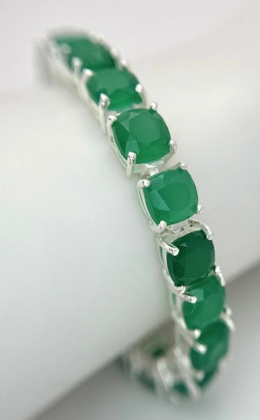 Green onyx bracelet