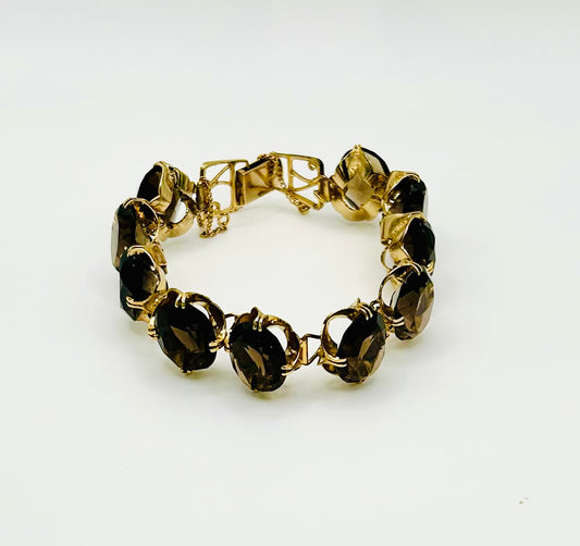 Smoky quartz bracelet