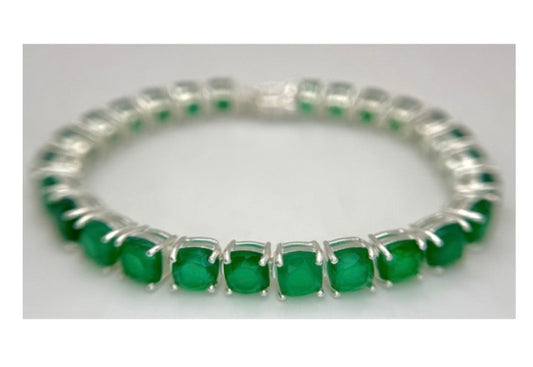 Green onyx bracelet
