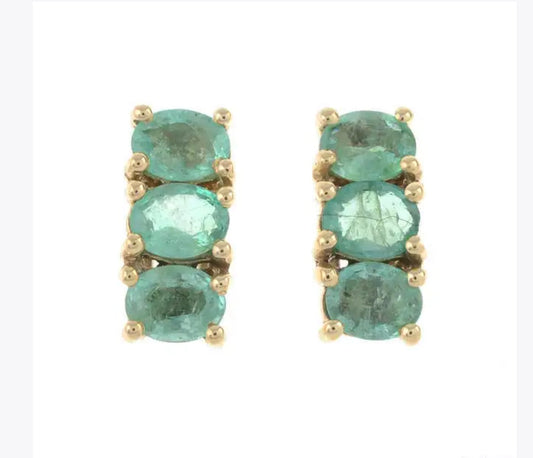 Emerald earrings