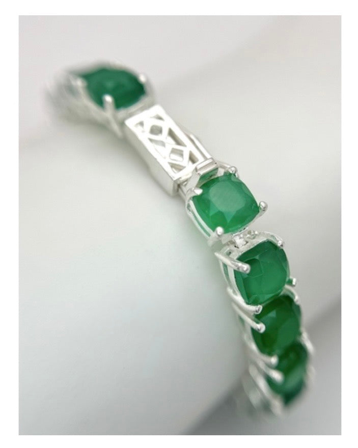 Green onyx bracelet