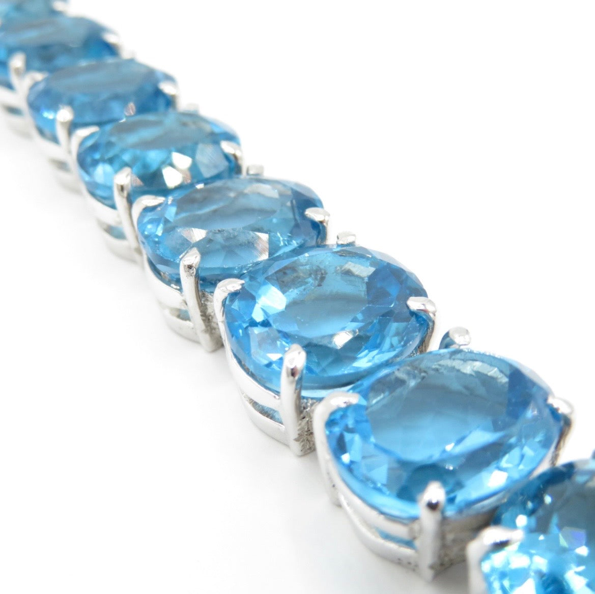Blue topaz bracelet