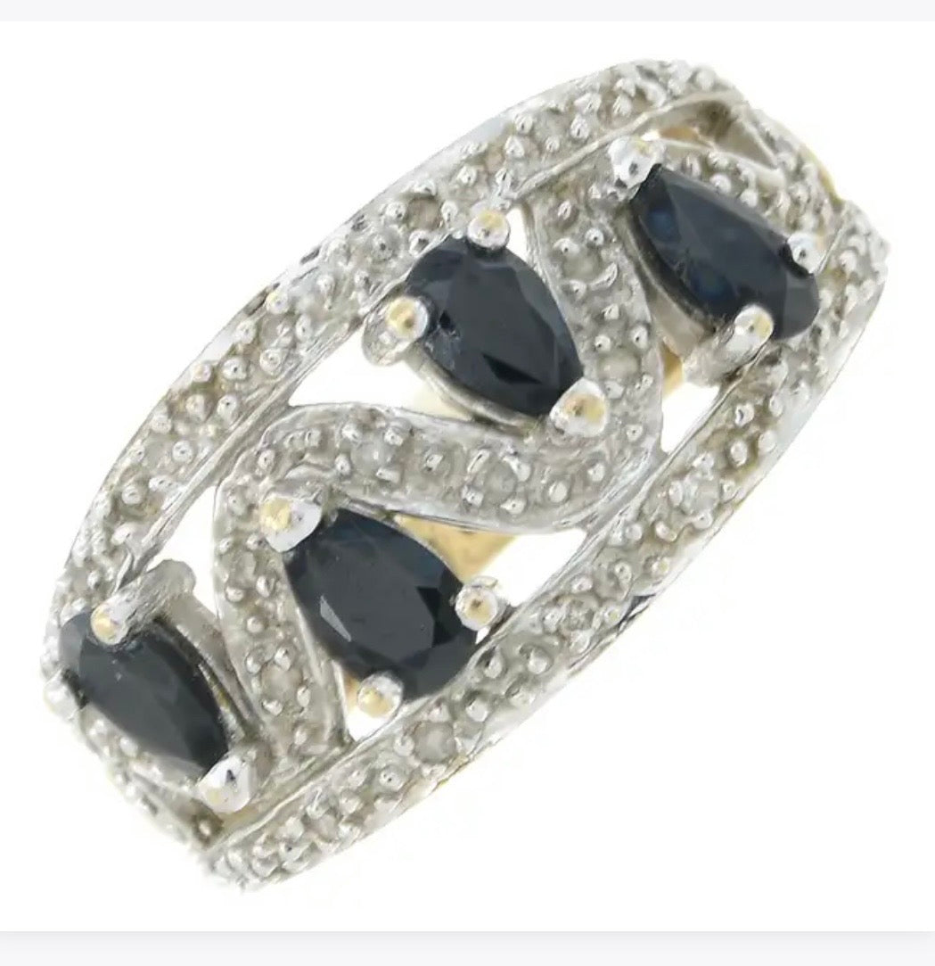Sapphire and Diamond ring
