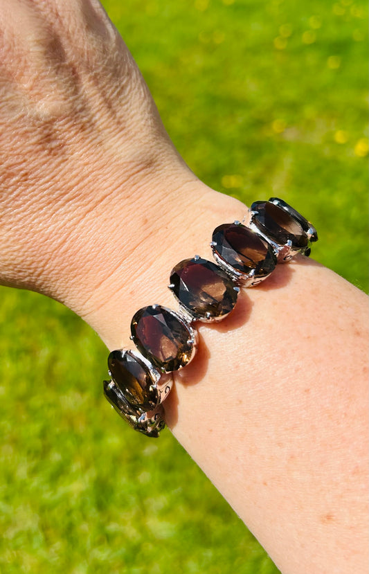 Smoky quartz bracelet