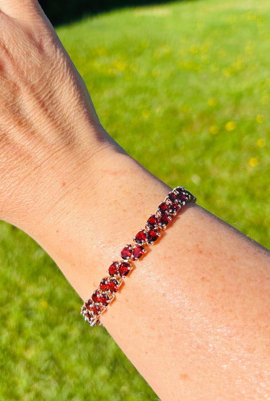 Garnet bracelet