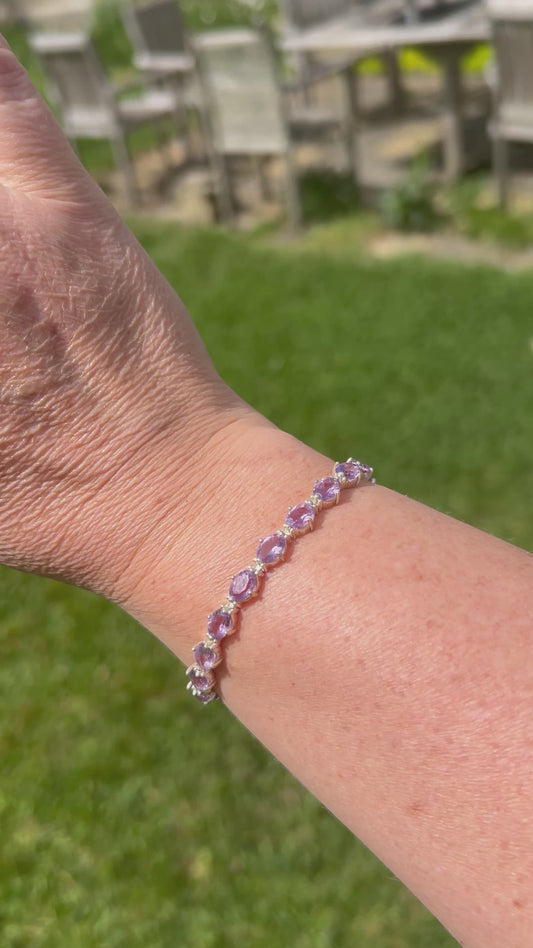 Amethyst bracelet