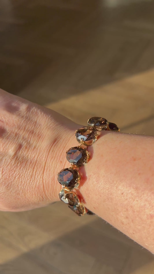 Smoky quartz bracelet